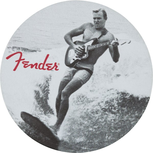 Set sottobicchieri Fender™ Vintage Ads 4-Pk Coaster Set, Black and White