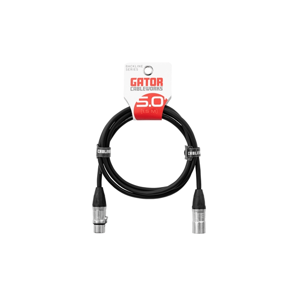 Gator Cableworks GCWB-XLR-05 Cavo XLR 1.5 m Serie Backline