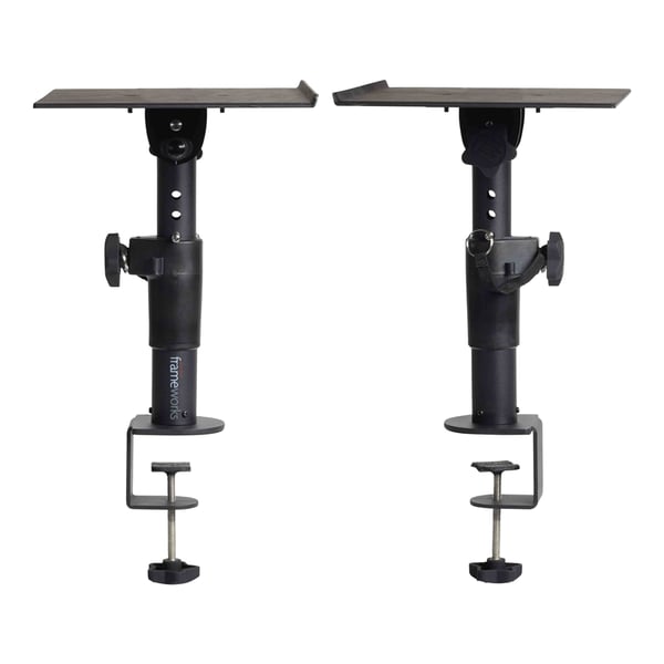 Gator Frameworks GFWSPKSTMNDSKCMP Supporto Clamp-On per monitor da studio