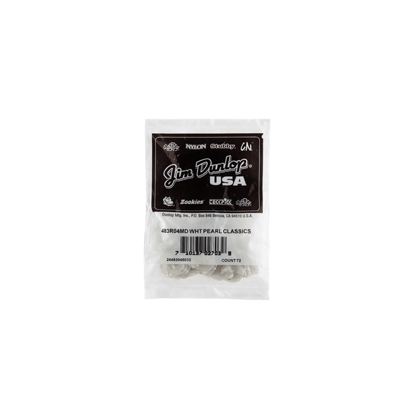 Dunlop 483R#04 White Perloid - Medium