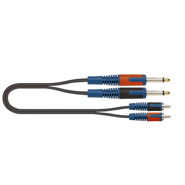 Quik Lok RKSA/130-5 - 2 Jack Mono/2 RCA Maschio