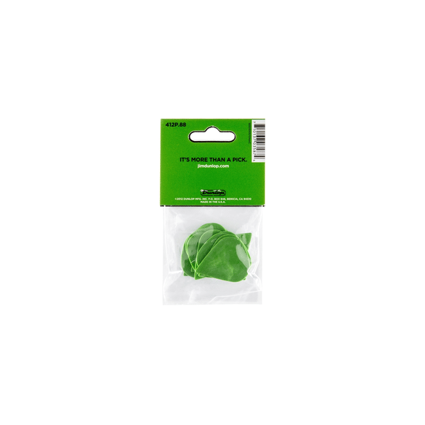 Dunlop 412P.88 Tortex Sharp Green