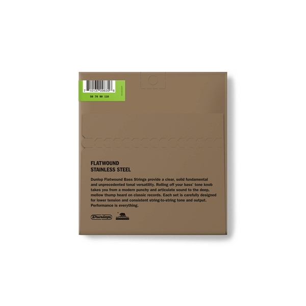 Dunlop DBFS50110 Flatwound Scala Lunga 50-110 4/Set