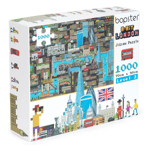 8-Bit Pixel Puzzle London Level 3 1000 Piezas