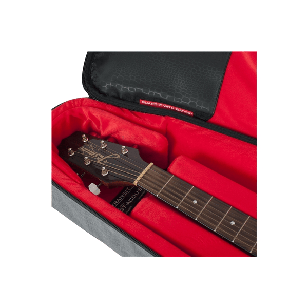 Gator Cases GT-ACOUSTIC-GRY Borsa Transit chitarra acustica Grigio chiaro