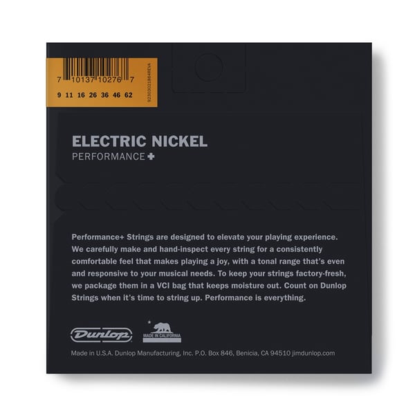 Dunlop DEN0962 Nickel Plated Steel, Med-Extra Heavy, Set/7