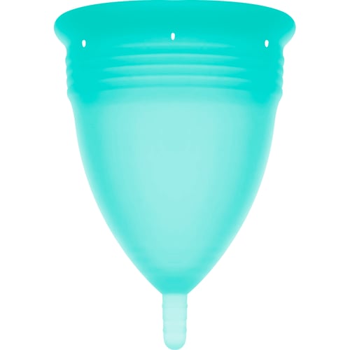 STERCUP - COPPA MESTRUALE IN SILICONE FDA ACQUAMARINA - TAGLIA L