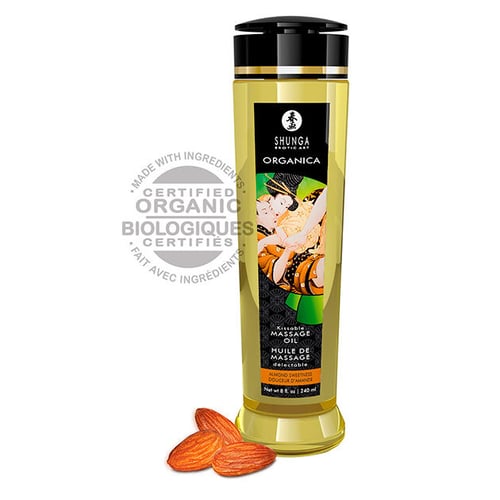 SHUNGA – ESSBARES BIO-EROTISCHES MASSAGEÖL 240 ML MANDEL