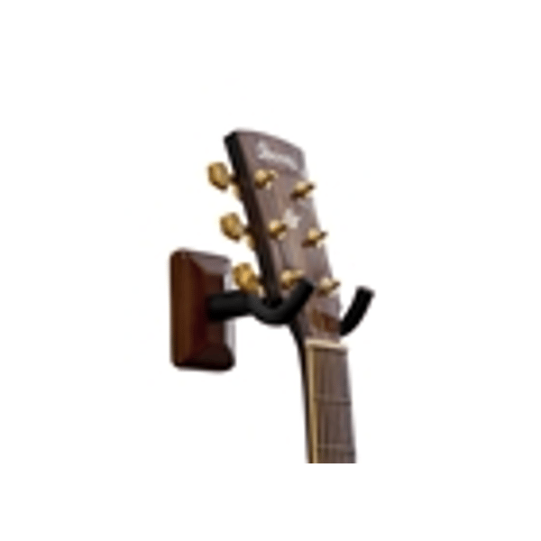 Gator Frameworks GFW-GTR-HNGRMHG Supporto a muro per chitarra con piastra mogano<br>