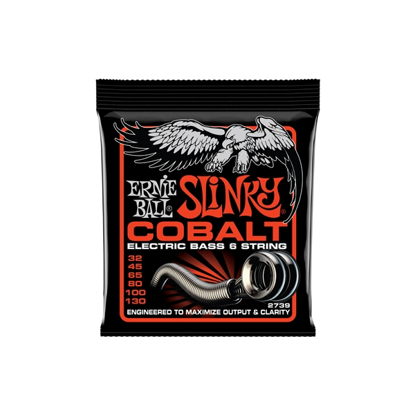 Ernie Ball 2739 Slinky Cobalt 6 Bass Str 32-130