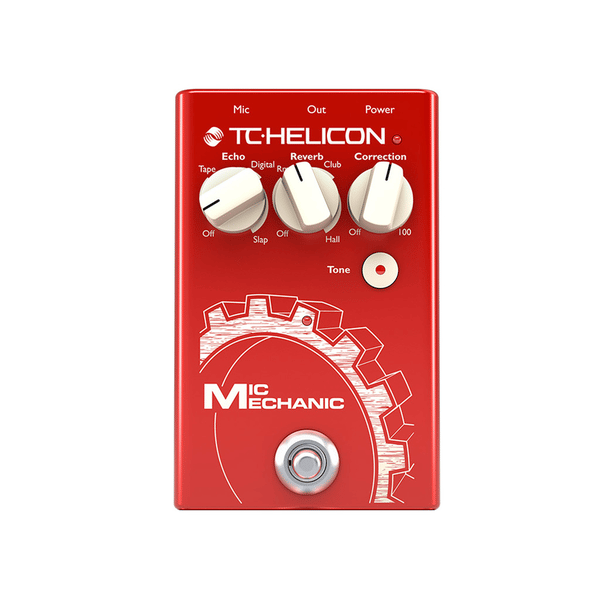 TC HELICON MIC MECHANIC 2 EFFETTO RIVERBERO DELAY E CORREZIONE INTONAZIONE PER VOCE EX-DEMO