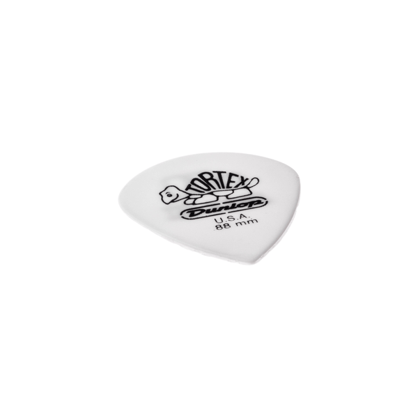 Dunlop 478R.88 Tortex White Jazz III, .88mm