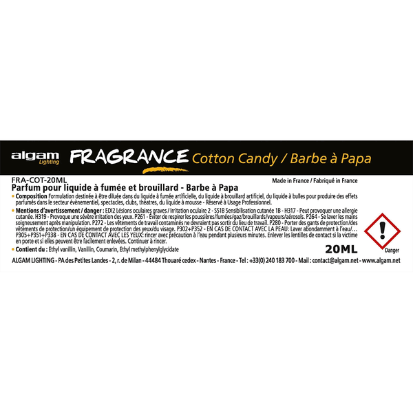 Algam Lighting FRA-COT-20ML Profumo per Liquido del Fumo 20ml Zucchero Filato