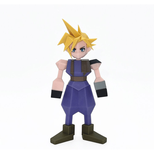 Final Fantasy VII Polygon Vinyl Figure Cloud Strife 15 cm