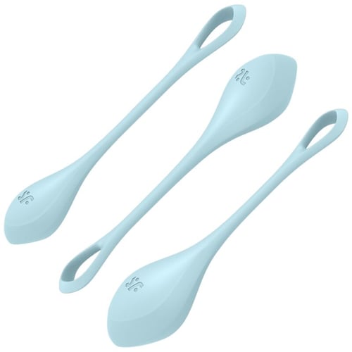 SATISFYER BALLS SATISFYER - SET DA ALLENAMENTO YONI POWER 2 BLU
