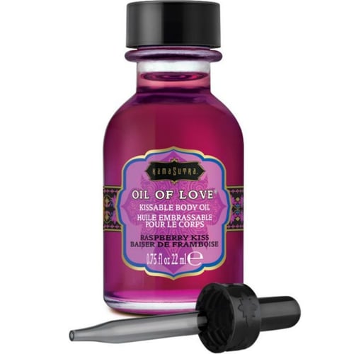 KAMASUTRA KUSSBARES ÖL DER LIEBE VORSPIELE HIMBEERE 22 ML