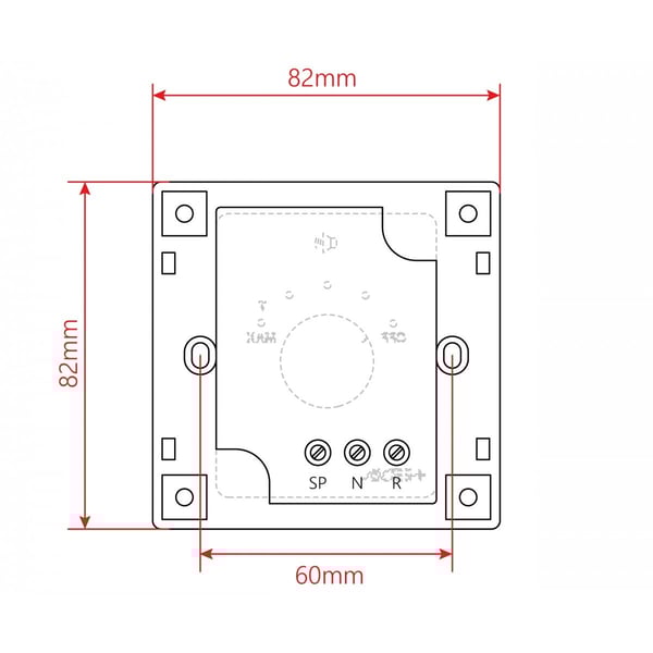 HELVIA Attenuatore di Volume 5W per diffusori a 70-100V, 4 Posizioni + Off. Modello MURA 205