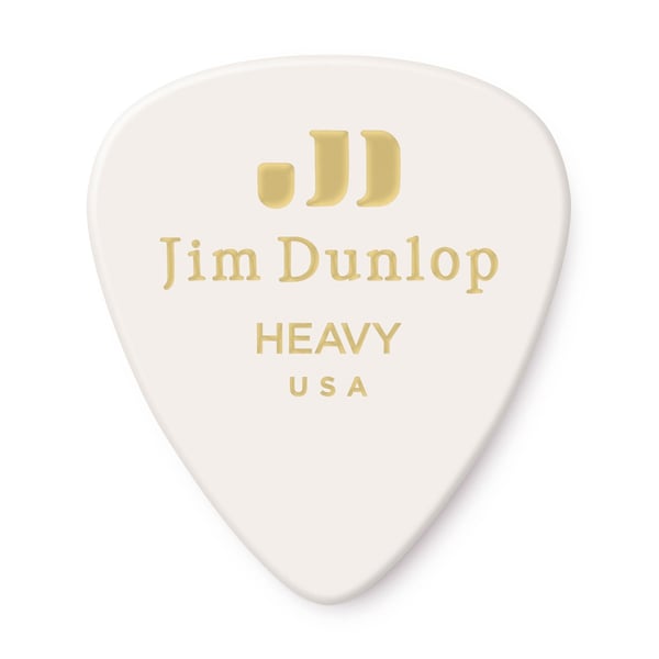 Dunlop 483R#01 White Classic - Heavy