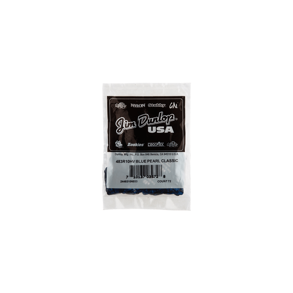 Dunlop 483R#10 Blue Perloid - Heavy