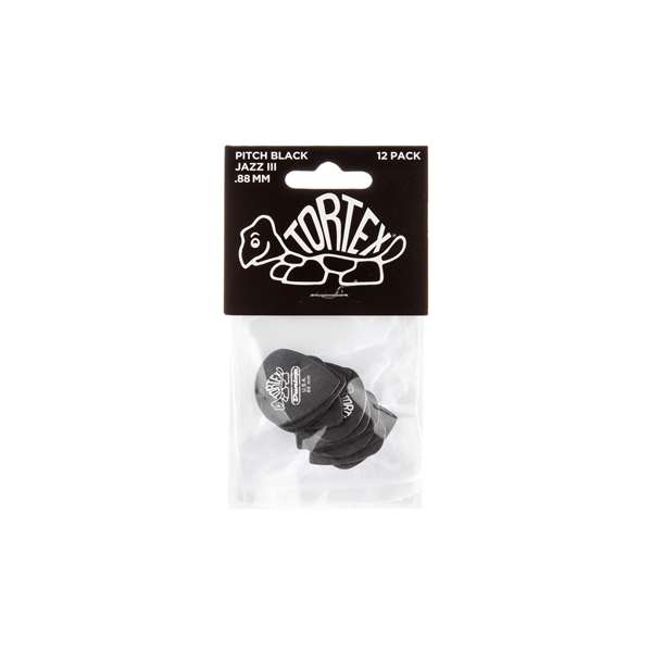Dunlop 482P Pitch Black Jazz III .88
