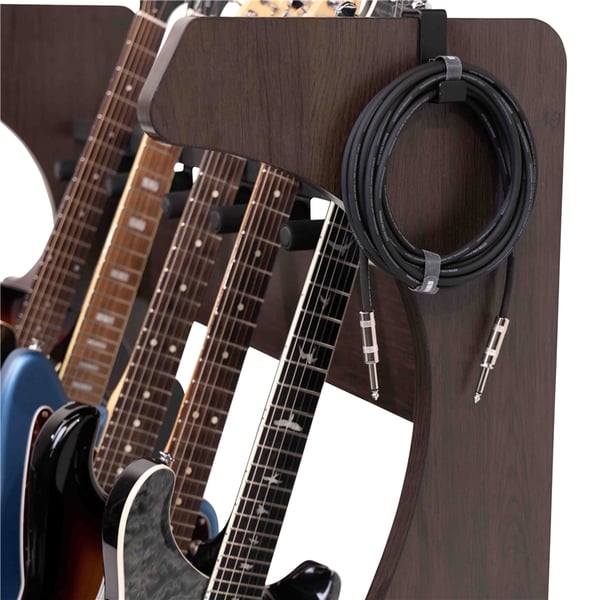Gator Frameworks GFW-ELITEGTR5RK-BRN Rack per chitarre 5-7 posti in finitura noce scuro&lt;br&gt;
