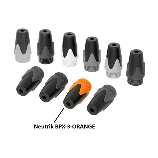 Quik Lok Passacavo Neutrik BPX-3-ORANGE Cavi VITAMINA-C
