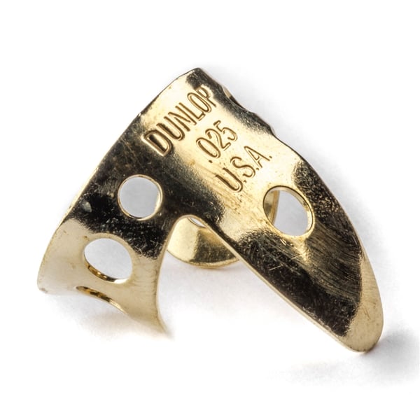 Dunlop 37R BRASS FINGER .025 - TUBO 20 PLETTRI