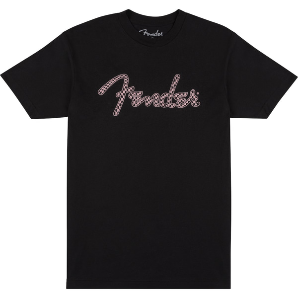 T-shirt Fender® Spaghetti Logo Wavy Checker Tee, Pink Checker, XL 9192412606