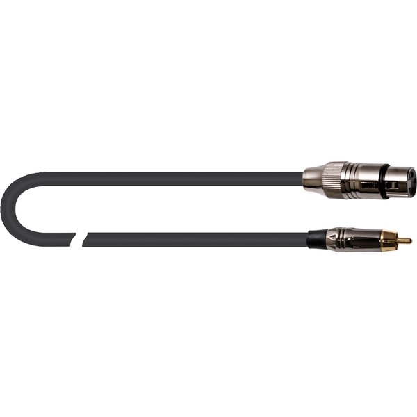 Quik Lok ITST/FRCA-1 XLR F/RCA 1mt