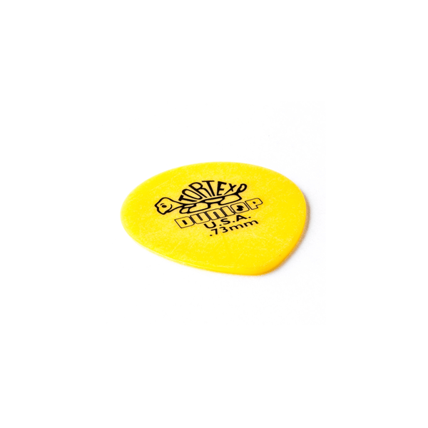 Dunlop 413R Tortex Tear Drop Yellow .73