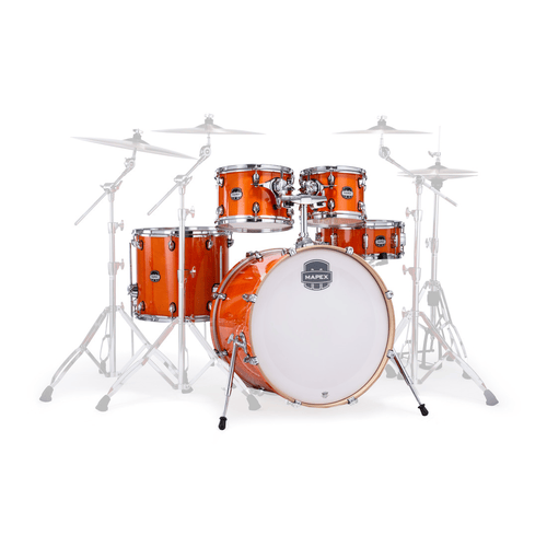 MAPEX IT MM529SFOG MARS MAPLE ROCK 5 PEZZI GLOSSY AMBER