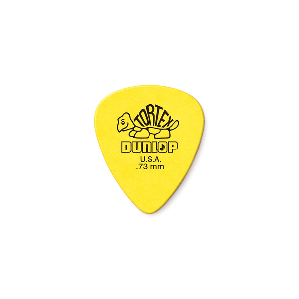 Dunlop 418R Tortex Standard Yellow .73