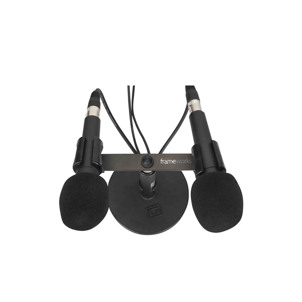 Gator Frameworks GFWMIC1TO2 Supporto barra microfonica 1 a 2