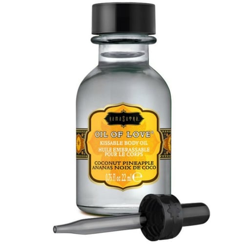 KAMASUTRA KUSSBARES ÖL DER LIEBE VORSPIELE KOKOSNUSS UND ANANAS 22 ML