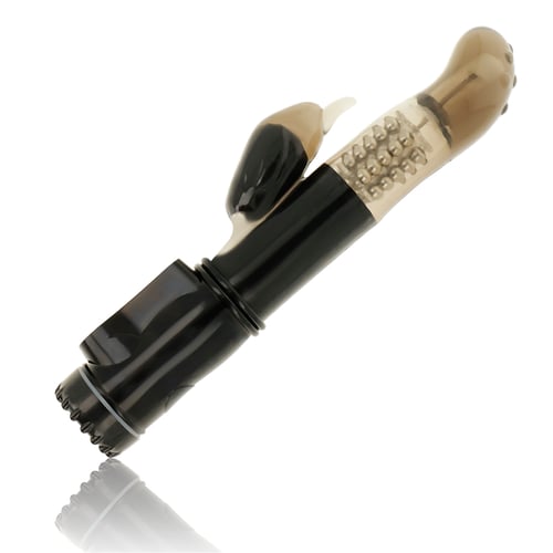 OHMAMA VIBRATORS OHMAMA - VIBRATORE ROTATORE CON STIMOLATORE DEL CLITORIDE DELFIN