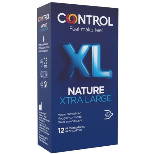CONTROL CONDOMS CONTROL - ADAPTA NATURE XL CONDOMS 12 UNITS