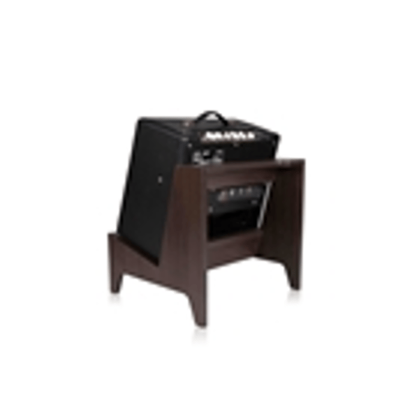 Gator Frameworks GFW-ELITEGTRAMPSM-BRN Stand per amplificatore combo Small in finitura Dark Walnut Brown<br>