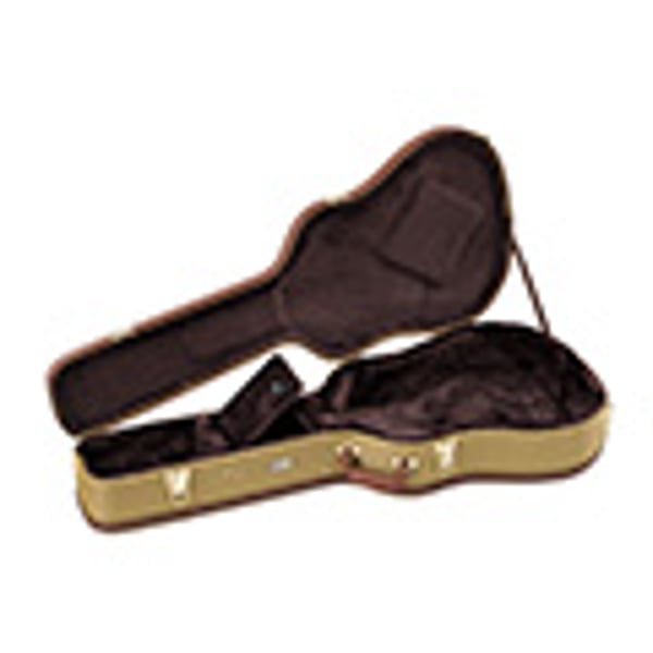SOUNDSATION Astuccio rigido archtop con rivestimento in tweed per chitarra classica