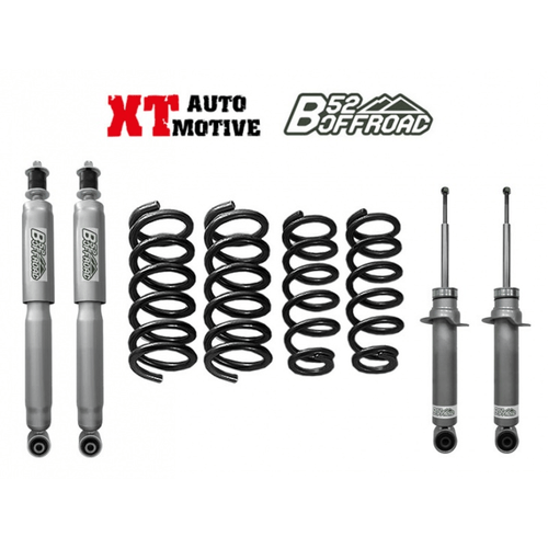 KIT DI RIALZO +4 CM COMPLETO PER MITSUBISHI PAJERO V60 E V80 PASSO CORTO