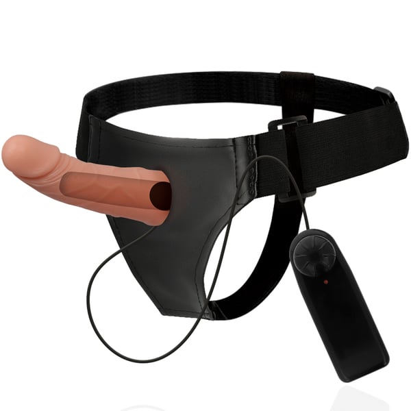 HARNESS ATTRACTION - ÁRNES HUECO MARCOS CON VIBRADOR 15 X 5 CM