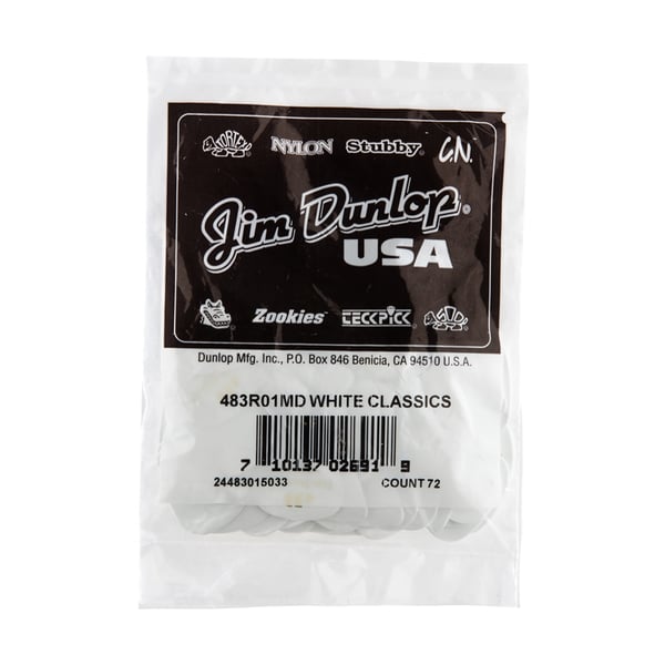 Dunlop 483R#01 White Classic - Medium