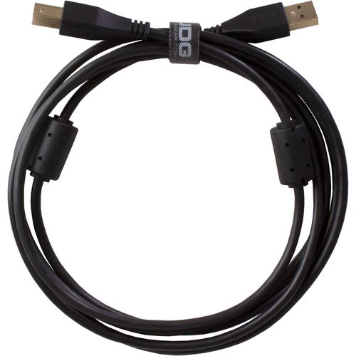 UDG U95002BL - ULTIMATE AUDIO CABLE USB 2.0 A-B BLACK STRAIGHT 2M