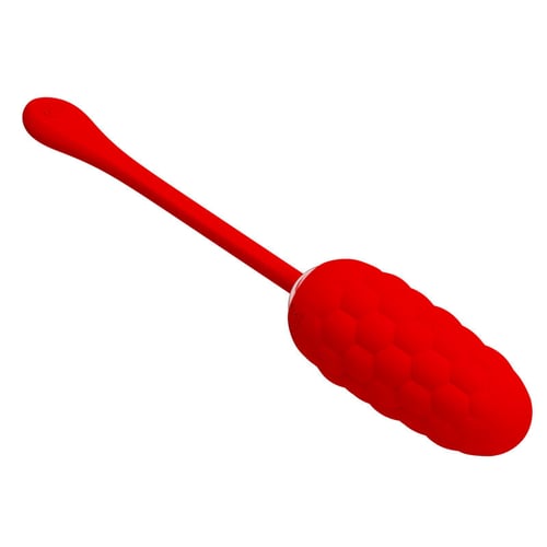 PRETTY LOVE SMART PRETTY LOVE - UOVO VIBRANTE CON TEXTURE MARINA RICARICABILE ROSSA