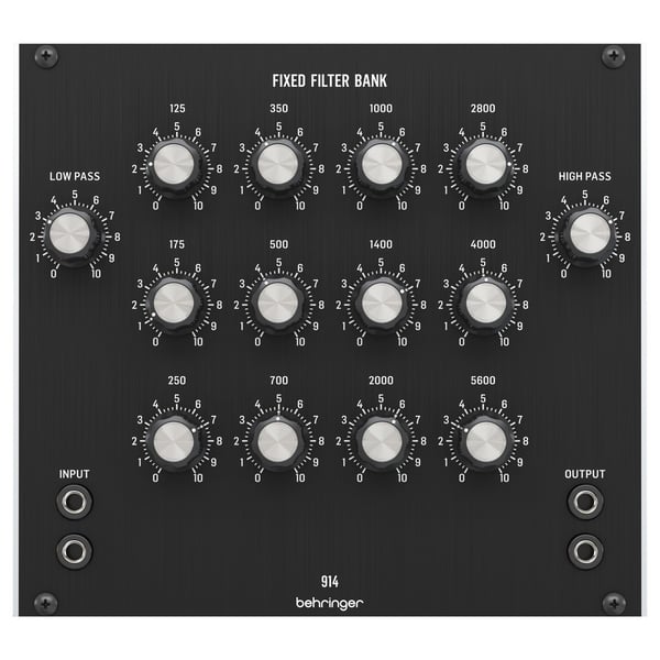 BEHRINGER 914 FIXED FILTER BANK MODULO ANALOGICO FIXED FILTER BANK PER EURORACK