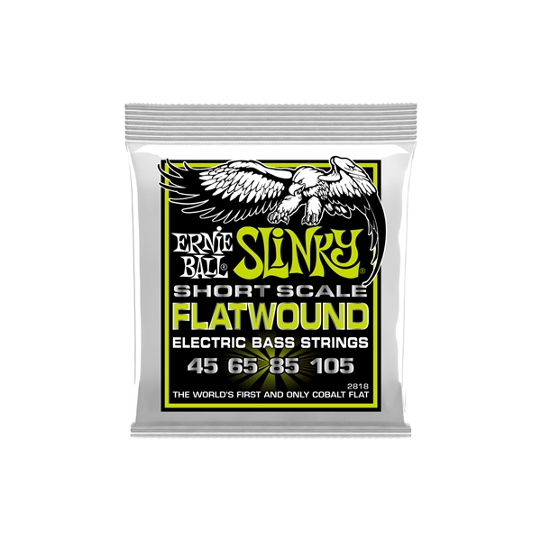 Ernie Ball 2818 Slinky Short Scale Flatwound El Bass 45-105