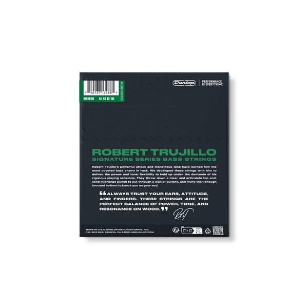 Dunlop RTN45105 Robert Trujillo Nickel Wound 45-105