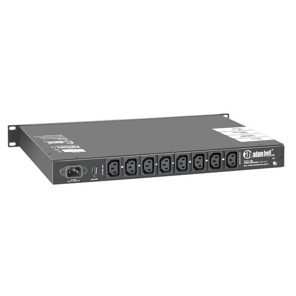ADAM HALL Ah 19 Parts ahpcl10 Power condizionatore con Rack di illuminazione