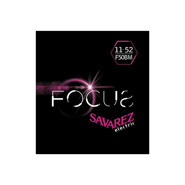 Savarez F50BM Corde Focus per Chitarra Elettrica 11-52, Set/6