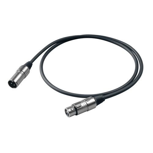 PROEL STAGE Cavo professionale bilanciato con connessioni presa volante XLR 3P PROEL - spina volante XLR 3P PROEL/ XLR3FVPRO - HPC225 - XLR3M VPRO. Lunghezza: 1.0 metro. Colore disponibile: Nero. Altre lunghezze disponibili: visualizzare le specifiche tecniche