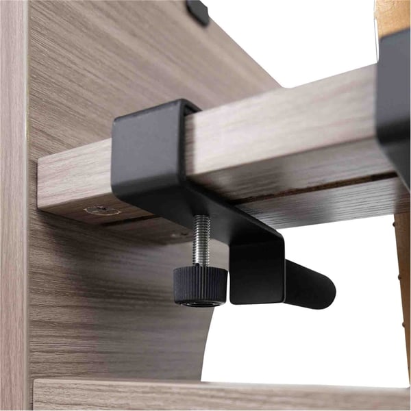 Gator Frameworks GFW-ELITEGTR3RK-GRY Rack per chitarre 3-4 posti in finitura grigio driftwood<br>